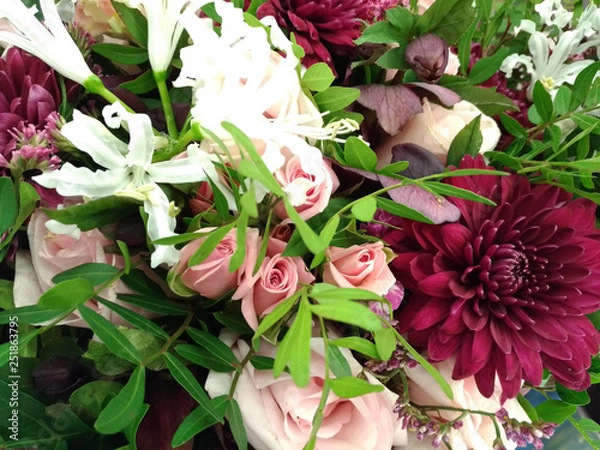 Obraz bouquet of flowers, background