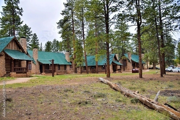 Fototapeta Cabins at Bryce
