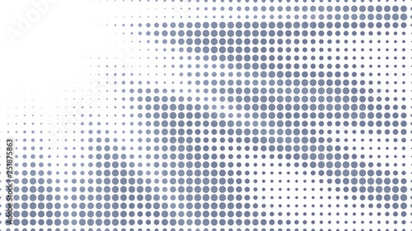 Fototapeta Halftone gradient explosion pattern. Abstract halftone vector dots background. Fireworks dots pattern. Pop Art, Comic small dots. Star rays halftone poster. Shine, sun rays. Light gray, sunrise rays