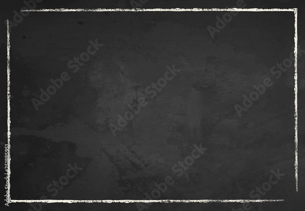 Fototapeta Chalkboard Border Menu