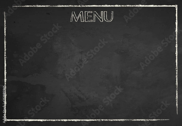 Fototapeta Tablica menu żywności