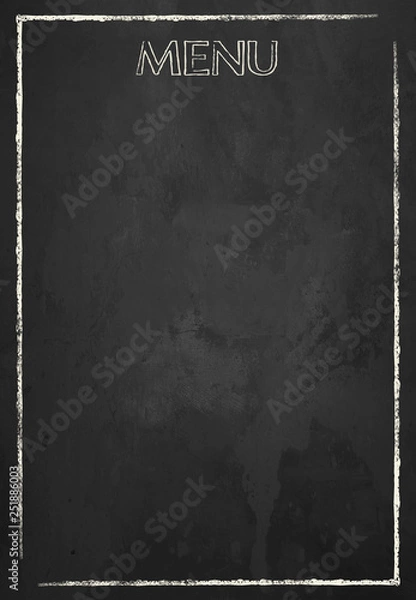Obraz Chalkboard Food Menu