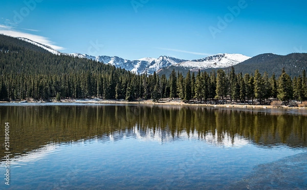 Obraz Reflections, Echo Lake, Colorado _17 Oct