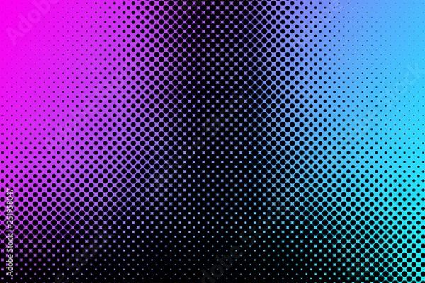 Fototapeta Duotone gradient dot background