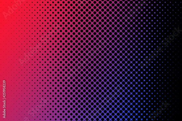 Obraz Duotone gradient dot background