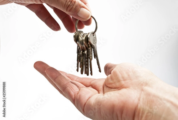 Obraz Schlüsselübergabe