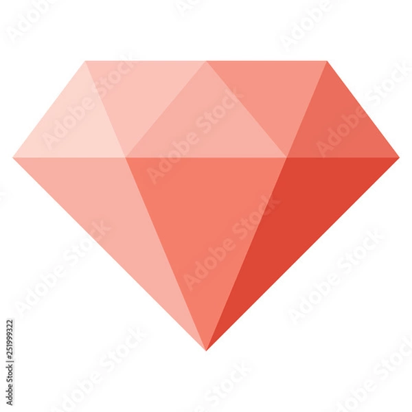 Fototapeta Soft Rose Diamond Logo