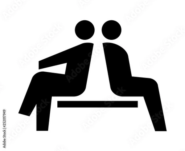 Obraz 休憩所のマーク