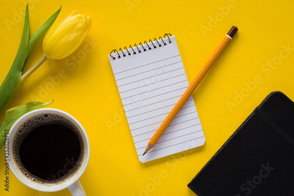 Obraz notes kwiat