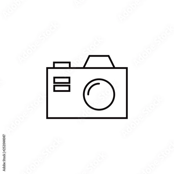 Obraz Camera line icon