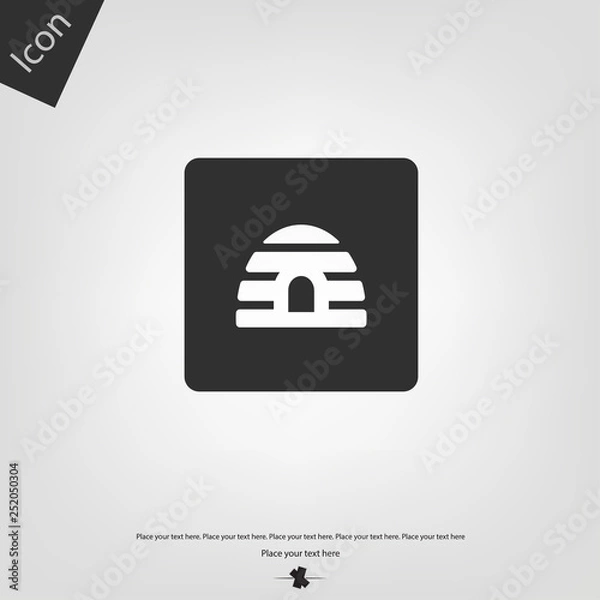 Obraz Beehive vector icon