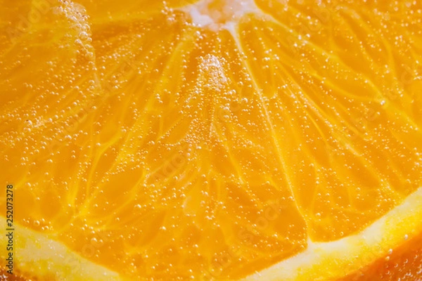 Obraz orange fruit close-up macro