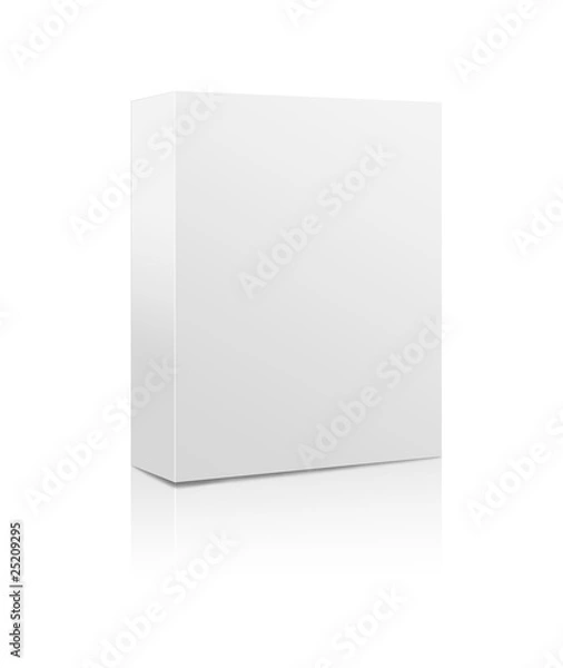 Fototapeta Puste pudełko oprogramowania