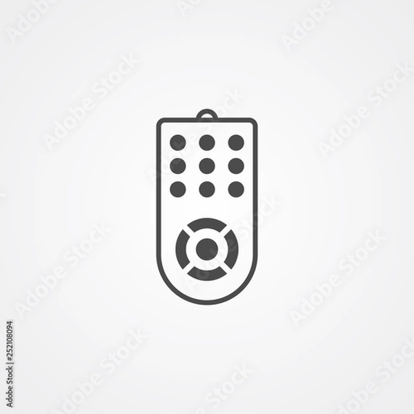 Obraz Remote control vector icon sign symbol