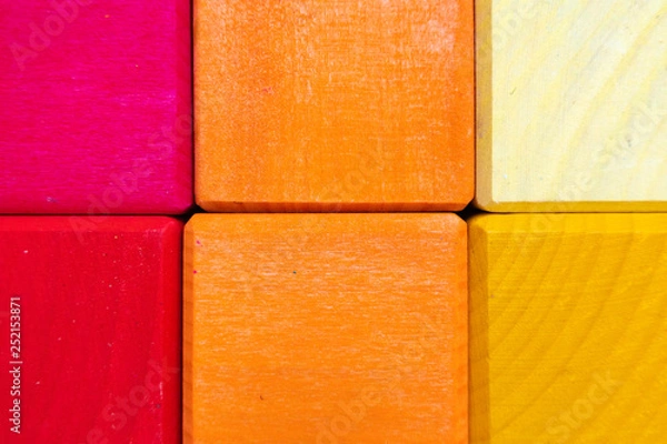 Obraz 積み木　アップ