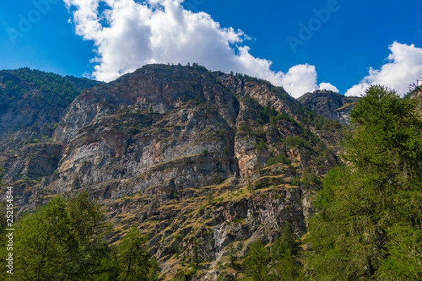 Obraz スイス　山岳