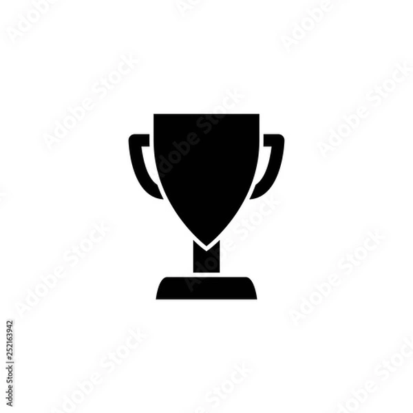 Obraz trophy glyph vector icon