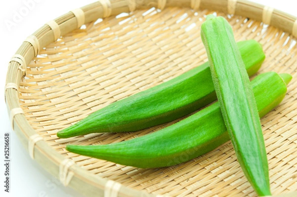 Obraz 鮮やかなオクラ