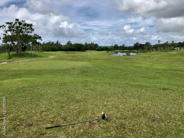 Fototapeta アメリカ　グアム　ゴルフ場
