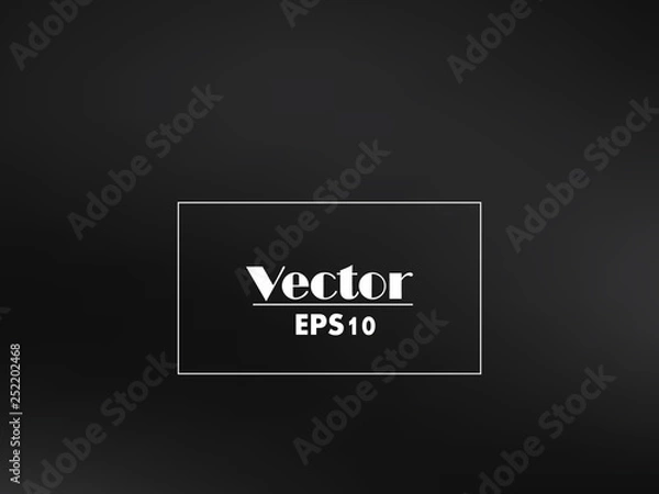 Fototapeta Black vector gradient background for your design