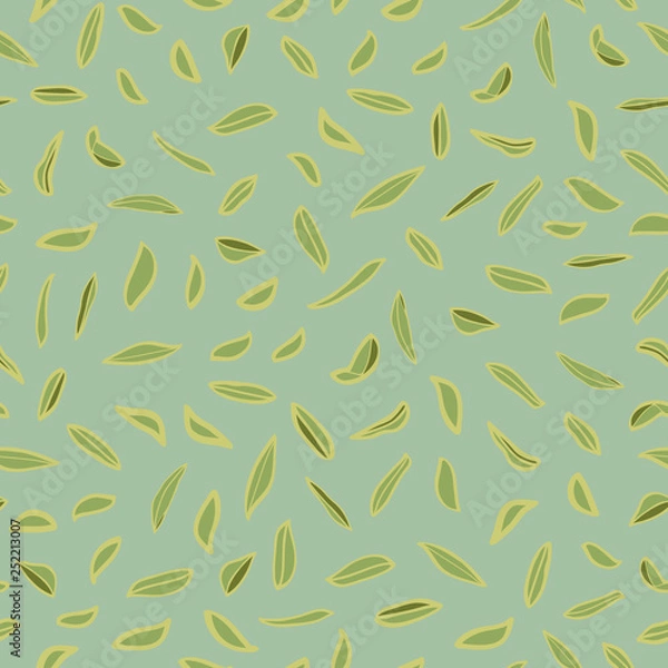 Fototapeta Green pattern with multi leaf.