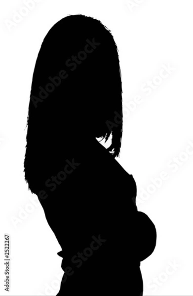 Obraz silhouette donna