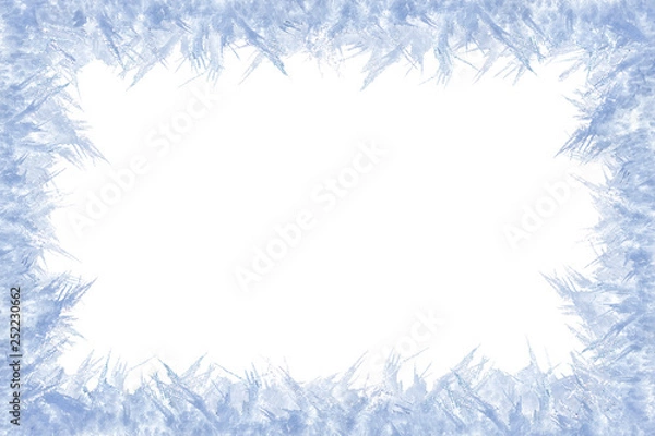 Fototapeta Frozen frame on a whited background