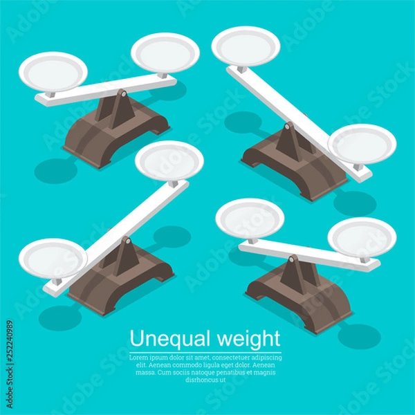 Obraz A set of weights.