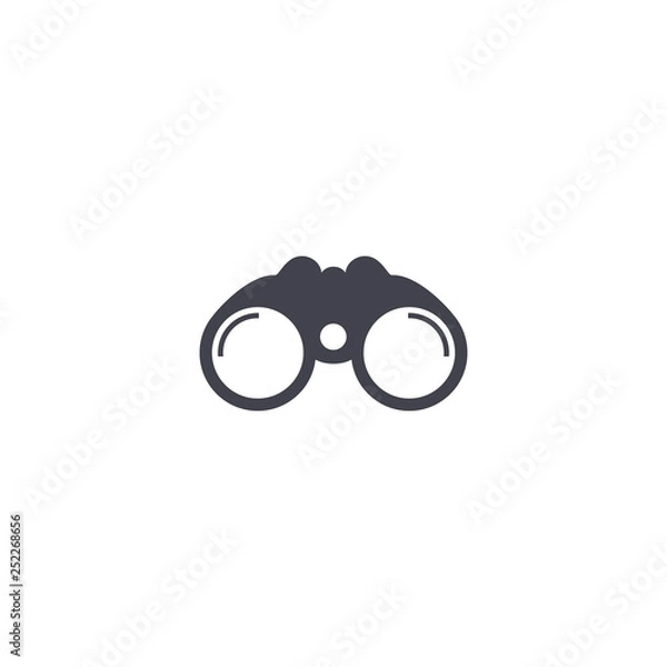 Obraz binoculars simple icon