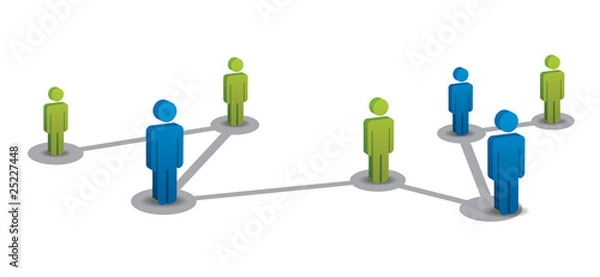 Obraz Social network relations