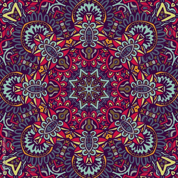 Obraz abstract ethnic vintage seamless pattern tribal background