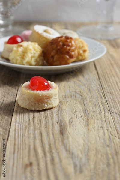 Obraz Sweet Catalan pastry panellets