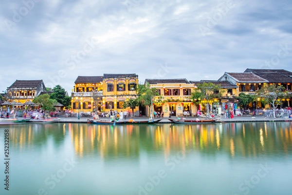 Fototapeta View on the Old Town of Hoi An. Vietnam. Unesco World Heritage Site.