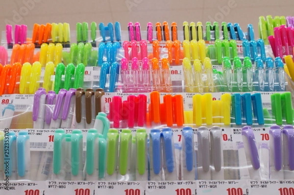 Fototapeta Color marker pen Department