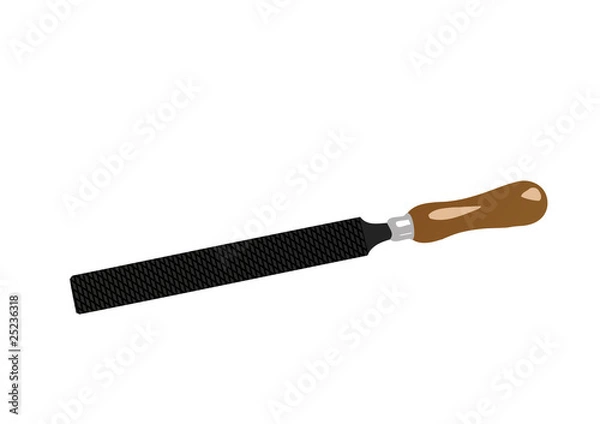 Fototapeta Vector illustration  rasp on a white background