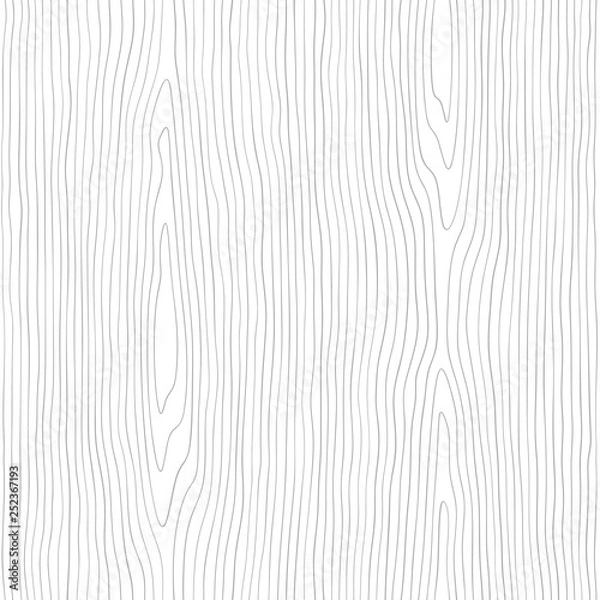 Fototapeta Seamless wooden pattern. Wood grain texture. Dense lines. Abstract background. Vector illustration