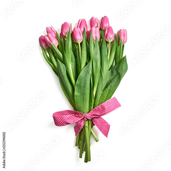 Obraz Bukiet różowych tulipanów