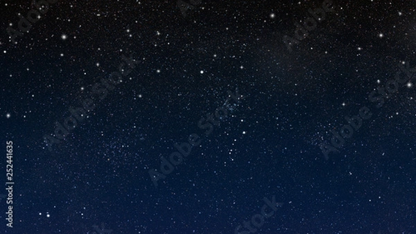 Obraz nocne niebo z gwiazdami