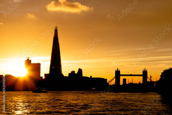 Fototapeta London Sunset 1