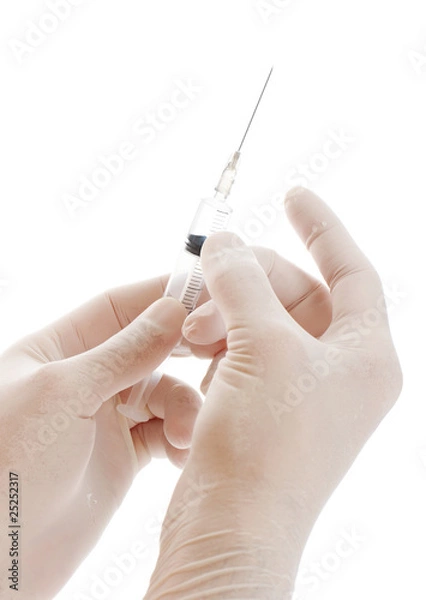 Obraz Syringe in hand