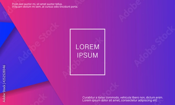 Fototapeta Geometric background. Minimal abstract cover