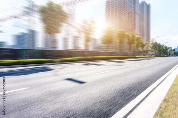 Fototapeta traffic in the city