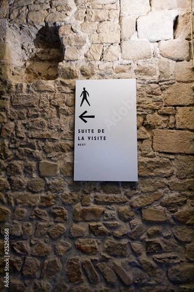Fototapeta panneau indication