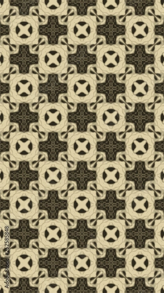 Fototapeta Ornate geometric pattern and abstract colored background