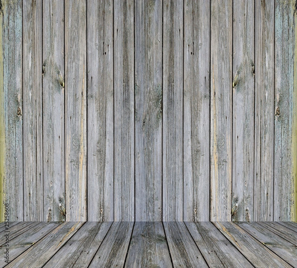 Fototapeta aged empty room