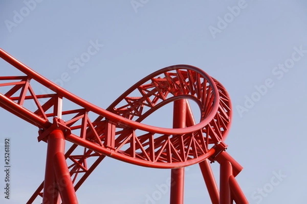 Fototapeta Megacoaster in den USA