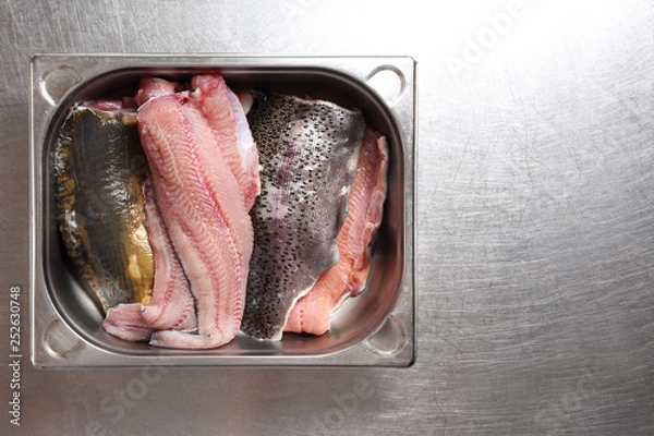 Obraz Świeża ryba, filety.