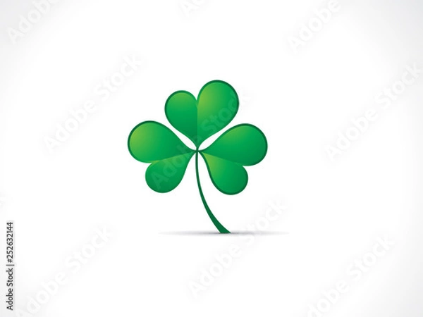 Fototapeta abstract artistic creative st patrick clover