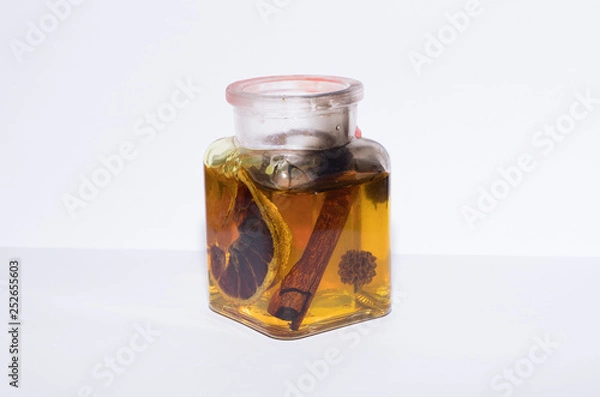 Obraz swieca ozdobna