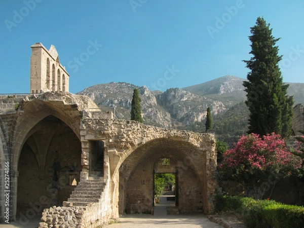 Obraz Bellapais abbey, Cyprus